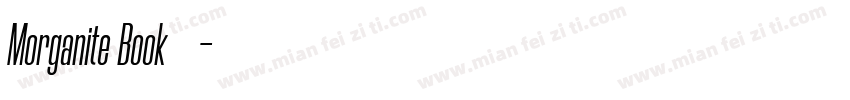 Morganite Book字体下载字体转换